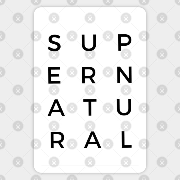 SUPERNATURAL Sticker by Church Store